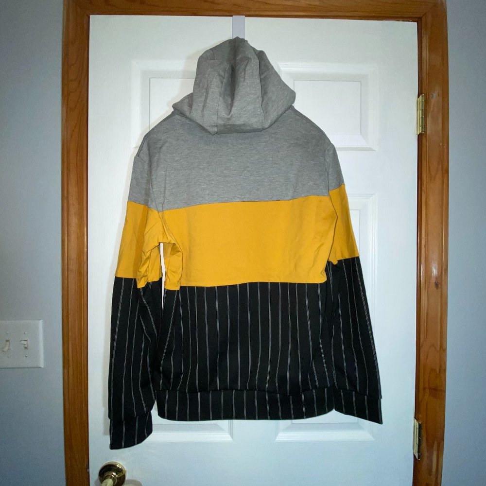 Pinstripe, Yellow/Black Hoodie